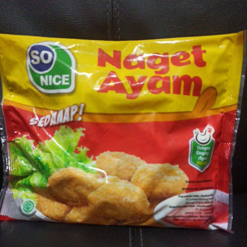 

sonice seddap nugget 500gr