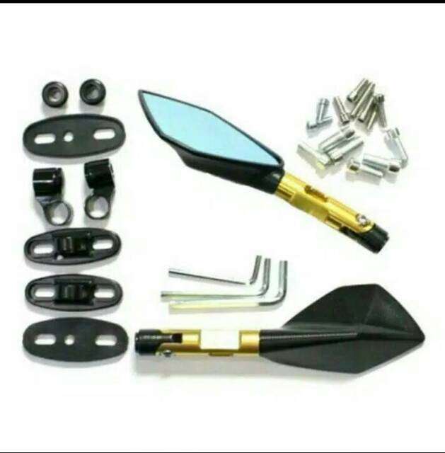 Spion Tomok CNC V2 dan V5 Universal /v2 2 tone karbon