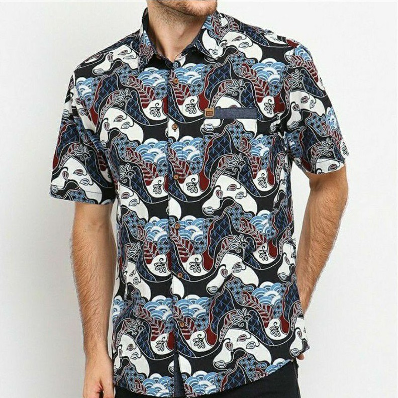 Kemeja Batik Pria - FRDY JKRT Yudha Men Modern Batik Shirt