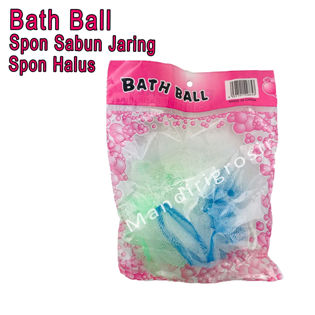 Spons *Bath Ball * Spons Busa Halus * Spons Mandi Jaring