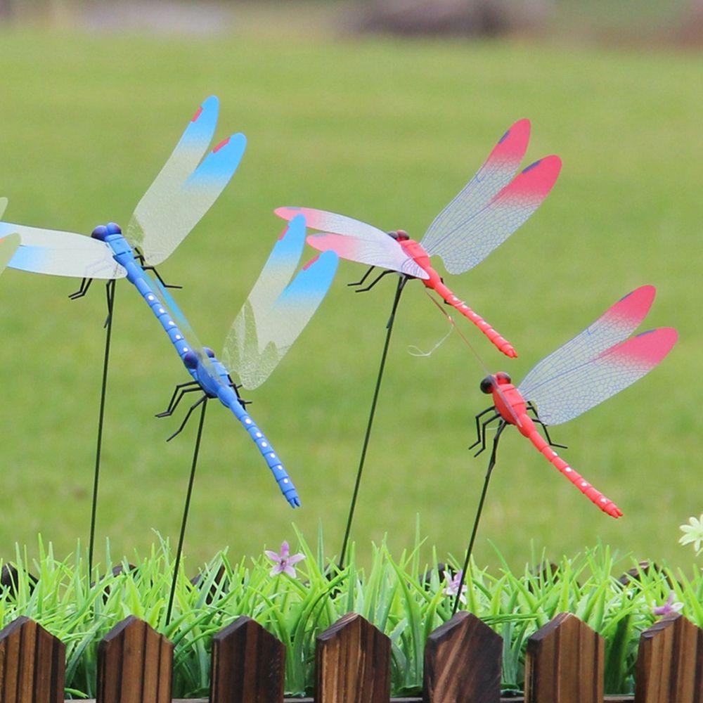 Capung Artificial Agustina 10pcs/Lot Hiasan Halaman Dekorasi Taman