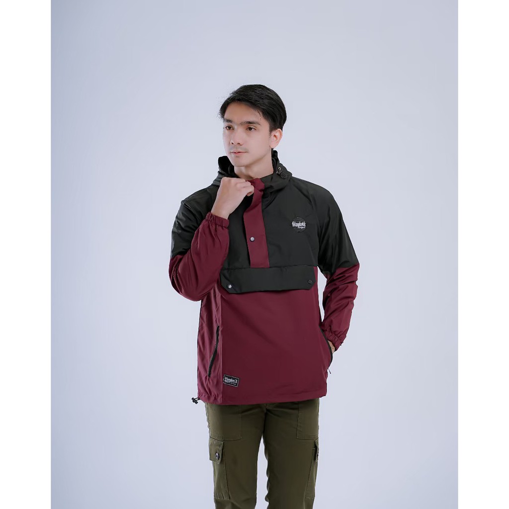 JAKET CAGOULE PRIA / JAKET CAGOULE WARNA KOMBINASI 2D ORIGINAL WANGKERS