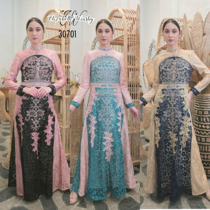 NEW ARRIVAL BAJU GAMIS ELIZABETH WINSBY GAMIS MUSLIM PESTA BAJU FASHION MUSLIM DRESS MUSLIM FASHION