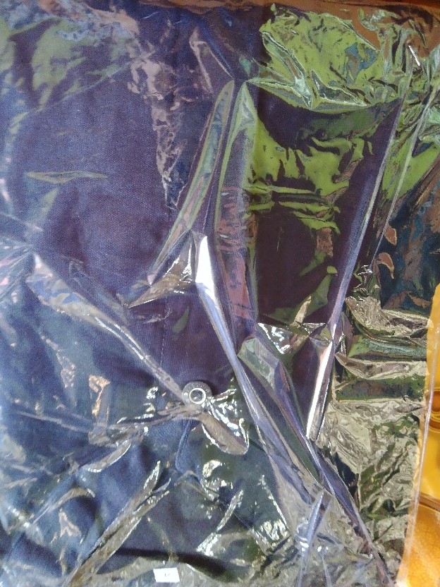 Batik Solo Modern Setelan Sarung Celana Dan Koko Tumpal Biru (navy) Full Furing