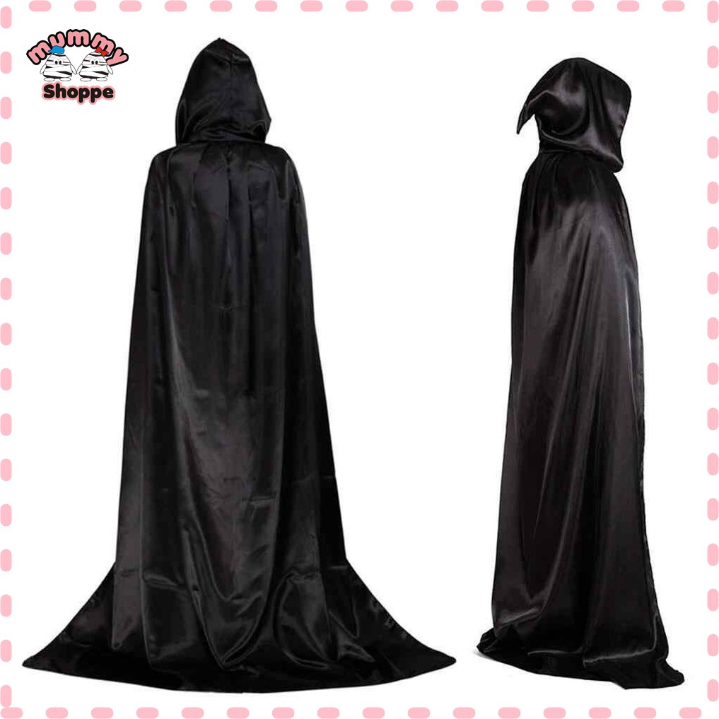 Jubah cosplay death / penyihir / dark lord / costume cosplay halloween / jubah hoodie