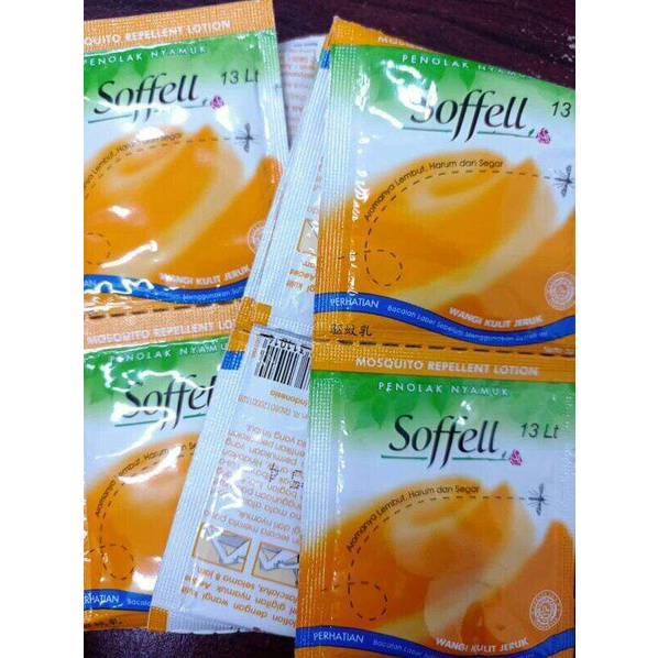 soffell sachet 1 renceng  isi 12 pcs