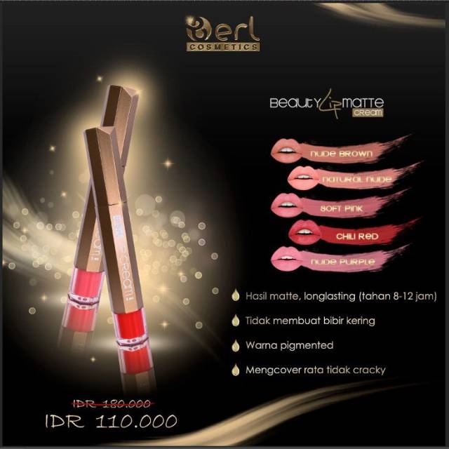 Lip Matte BERL Cosmetics / Berlcosmetics / Berl cosmetics