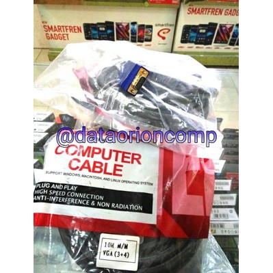 Kabel vga 10 meter gold premium cable