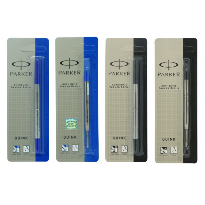 

TULIS-ALAT- ISI ULANG / REFILL TINTA ROLLERBALL PARKER - HITAM, MEDIUM -ALAT-TULIS.