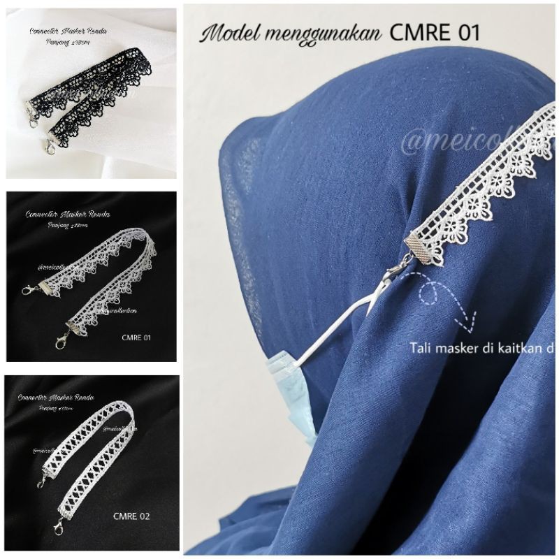 connector masker renda konektor kaitan vintage shabby