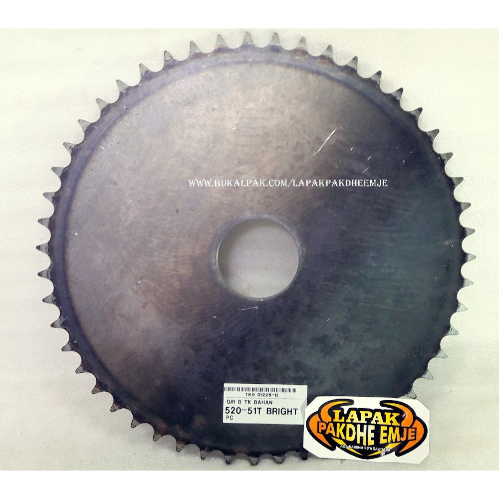 GER GEAR BUTA 520 51 TK RACING ORIGINAL LAPAK PAKDHE EMJE 520 51