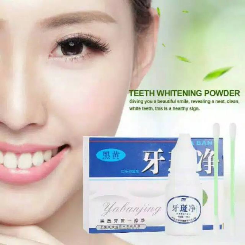 ORIGINAL 100% YABANJING PEMUTIH PEMBERSIH GIGI KUNING PENGHILANG PERONTOK KARANG GIGI 100% AMAN MANJUR TERBUKTI WHITENING TEETH ODOL CAIRAN CREAM