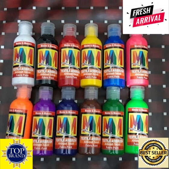 

Cat Airbrush Kain Textile MM 60ml Harga Perbotol Bisa Untuk Semua Kain