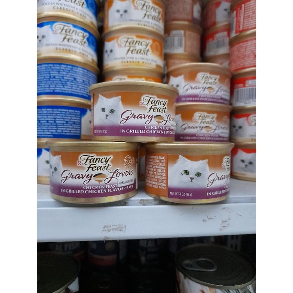 Makanan Basah Kucing Fancy Feast Kaleng 85g - Chicken Gravy Lover