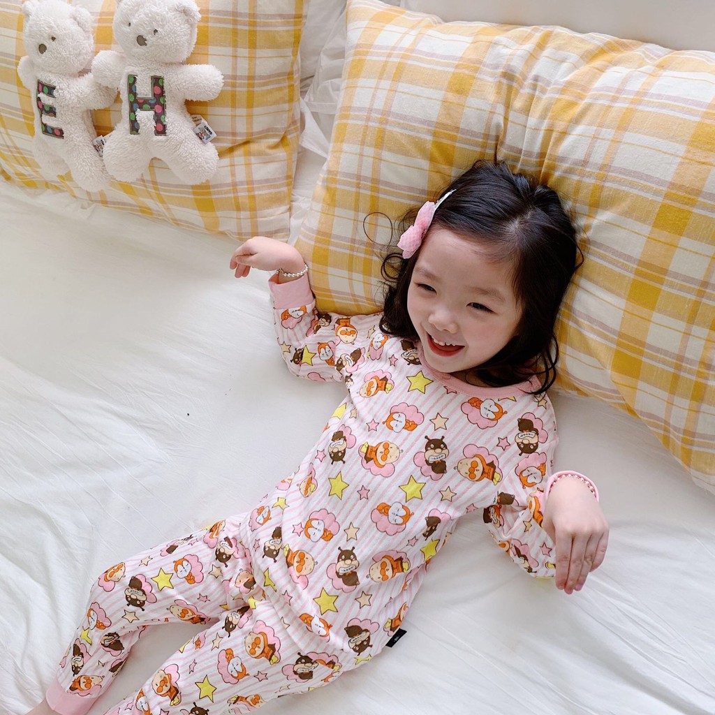 Setelan Tidur Baju Tidur Baju Santai Baju Main Anak Lengan Panjang Dan Celana Tidur Panjang IMPOR PIYAMA05