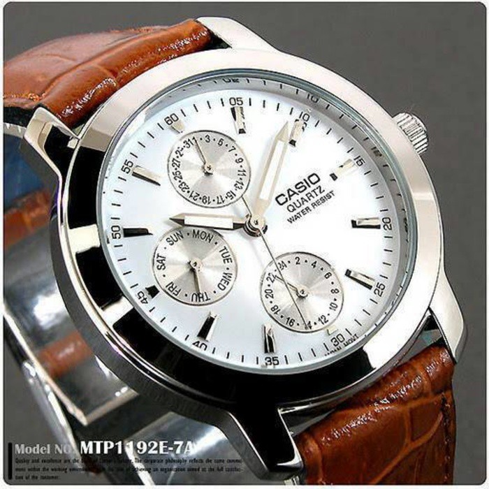 Hot Deals Jam Tangan Casio Origianal Pria Mtp-1192E