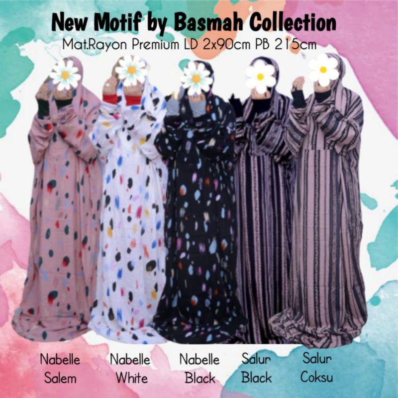 MUKENA TERUSAN MOTIF BASMAH COLLECTION