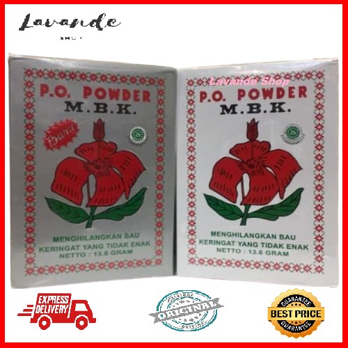 POWDER M.B.K WHITE / BEDAK MBK PUTIH / BEDAK ANTI BAU BADAN