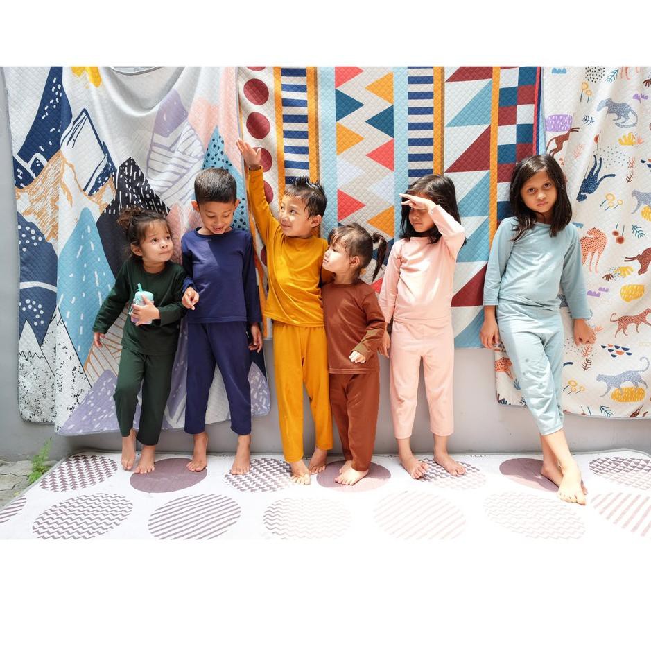 RVW Maison Elmesa PJs SET Toddler Kids Cotton Ultrafine✩ (Kirim Sekarang)