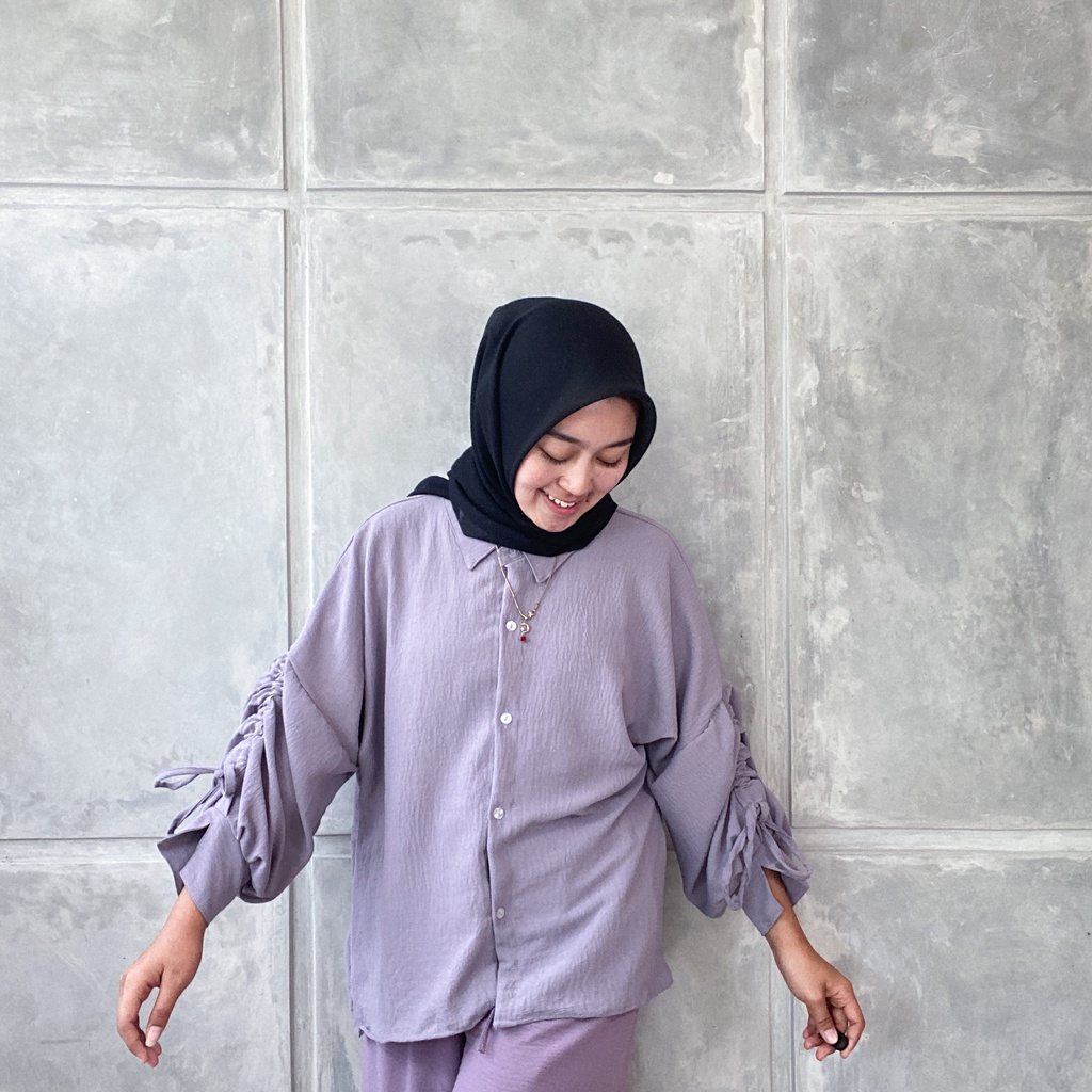 ZIA SHIRT KEMEJA LEGAN SERUT AIRFLOW