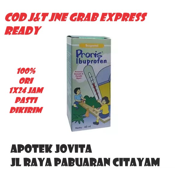 PRORIS SYRUP / IBUPROFEN / OBAT PENURUN DEMAM ANAK