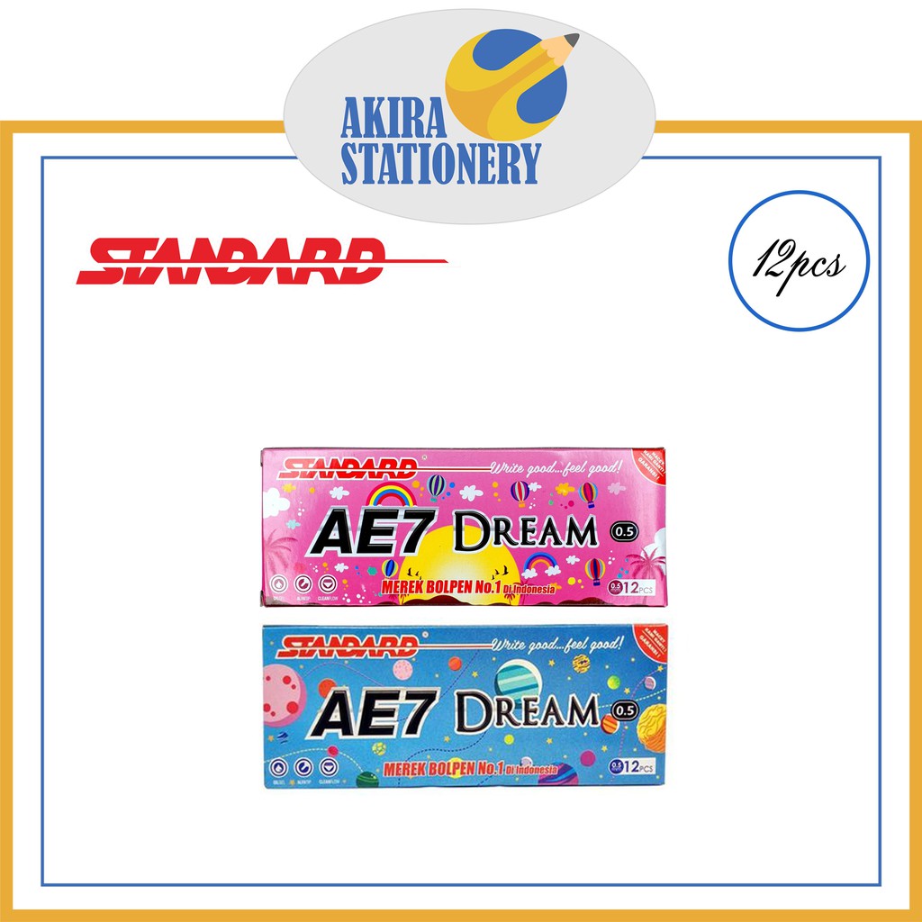 

PULPEN / PEN / PENA STANDARD AE7 DREAM 0.5mm (12 PCS)