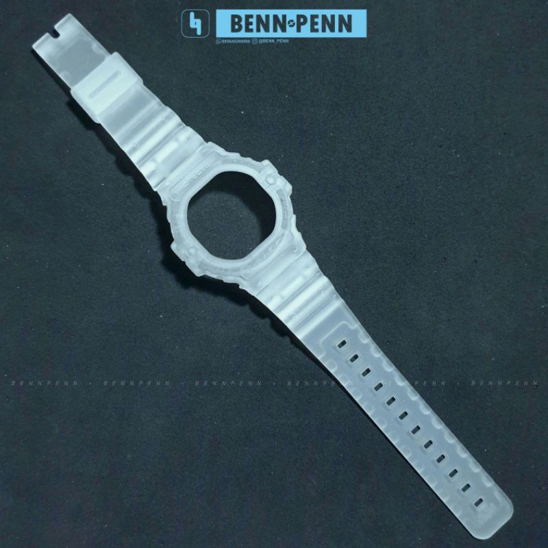 BEZEL STRAP JAM TANGAN CASIO G SHOCK DW 5900 JELLY DOFF