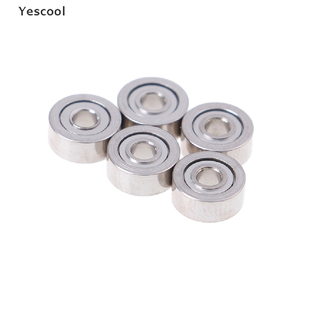 Yescool 10Pcs MR62ZZ (2X6 X 2.5mm) Bola Bearing metal mini Presisi