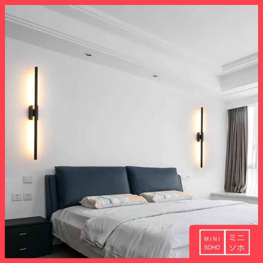 Lampu Dinding Mewah Premium Matchstick 100cm / 118cm Wall Lamp Nordic American Style Rigby Sconce