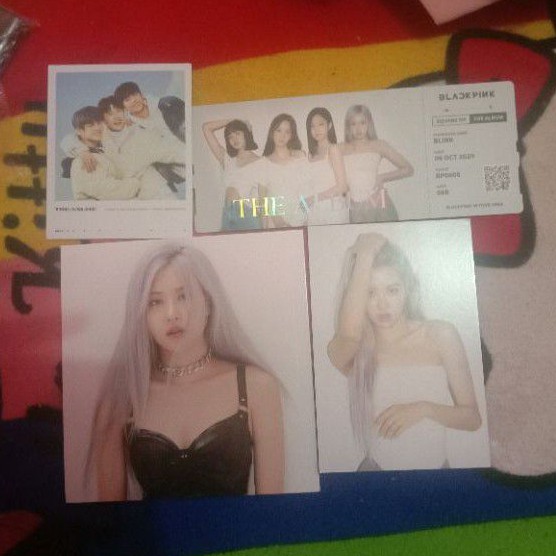 READY BLACKPINK THE ALBUM POSTCARD/TIKET THE ALBUM /ALBUM TREASURE