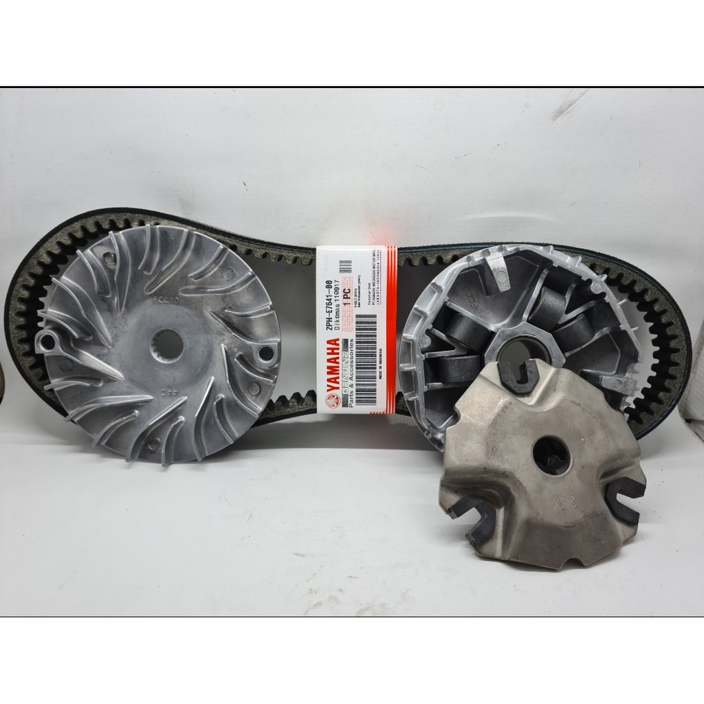 VANBELT + RUMAH ROLLER SET + KIPAS RUMAH ROLLER MIO M3/MIO Z SOUL GT125 FINO F1 125