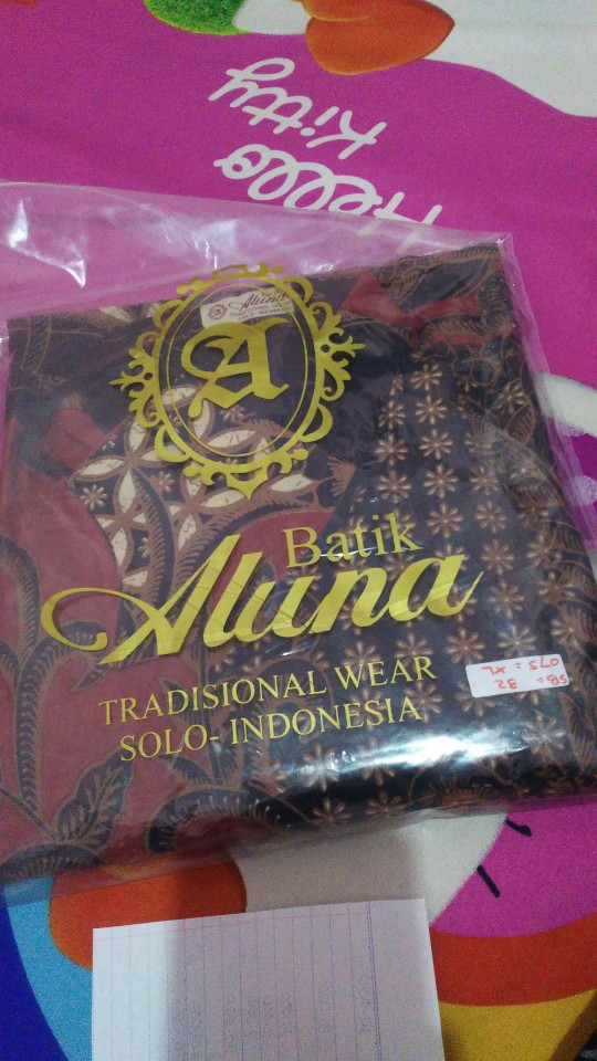 Batik Pria Premium Modern Lengan Panjang Solo Asli Produksi Batik Aluna Pcw 075