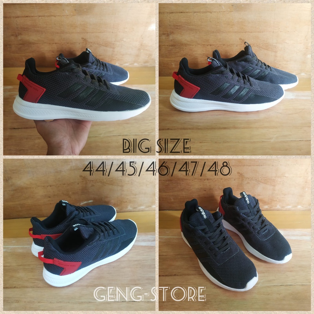 SEPATU RUNNING BIG SIZE ADIDAS-CLOUDFOAM SIZE 44 45 46 47 48 SEPATU UKURAN JUMBO