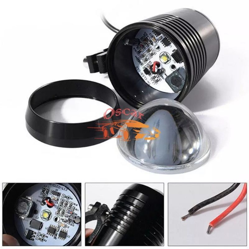 Lampu Sorot Tembak LED Projie Projektor U1 Putih Cree Lampu Sorot Motor