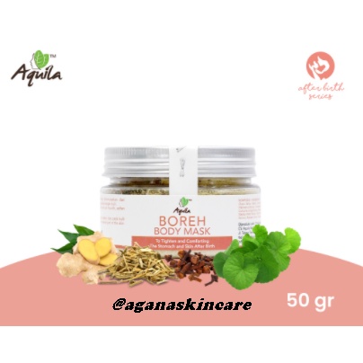 AQUILA Boreh Body Mask / Boreh Pasca Melahirkan / Natural Boreh Herb Body Mask