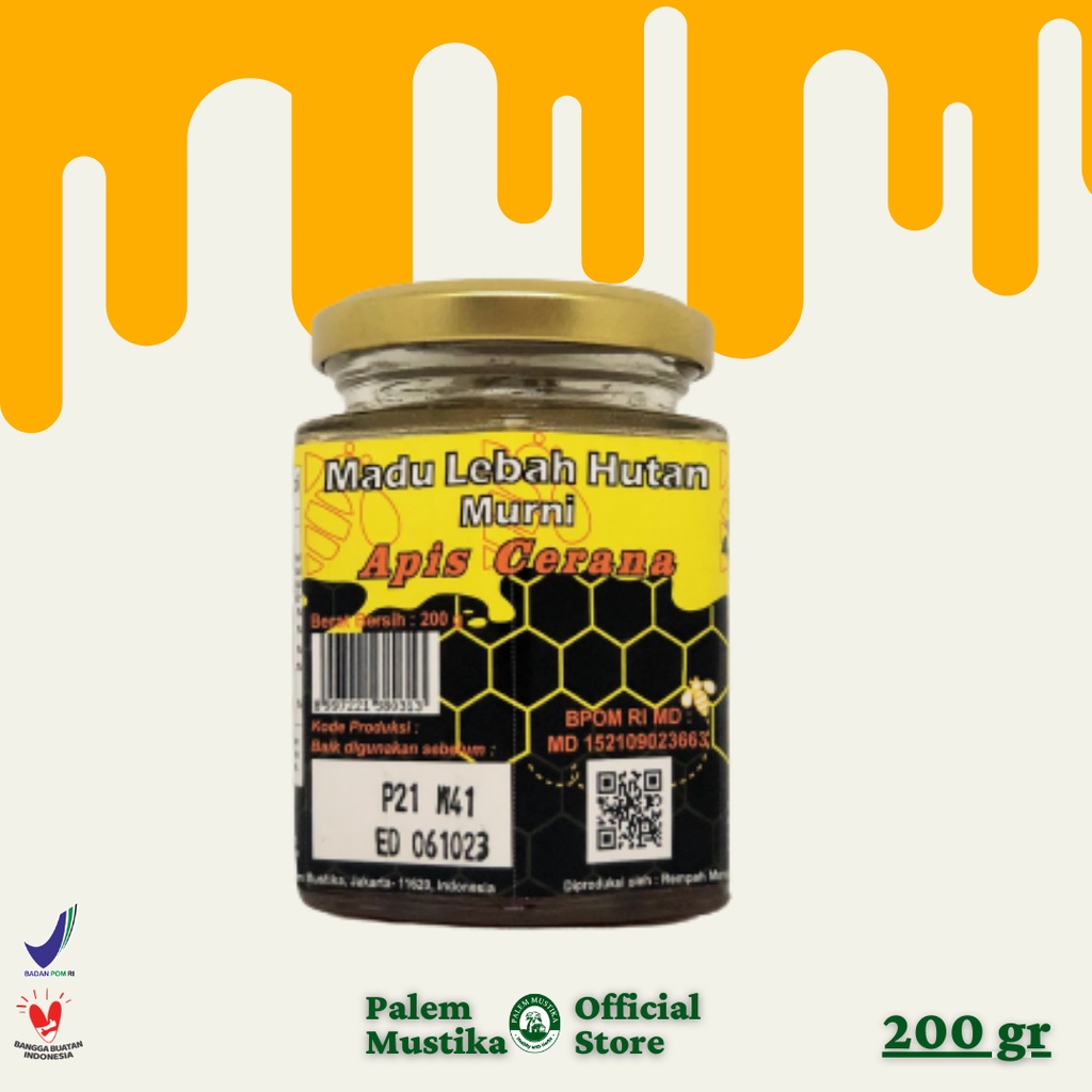 

MADU ASLI APIS CERANA 200 GRAM | Sudah BPOM