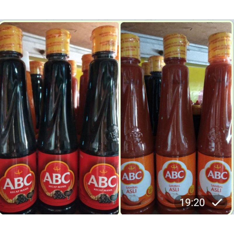 

✓Kecap Manis ABC / Saos Sambal ABC ---> @600ml