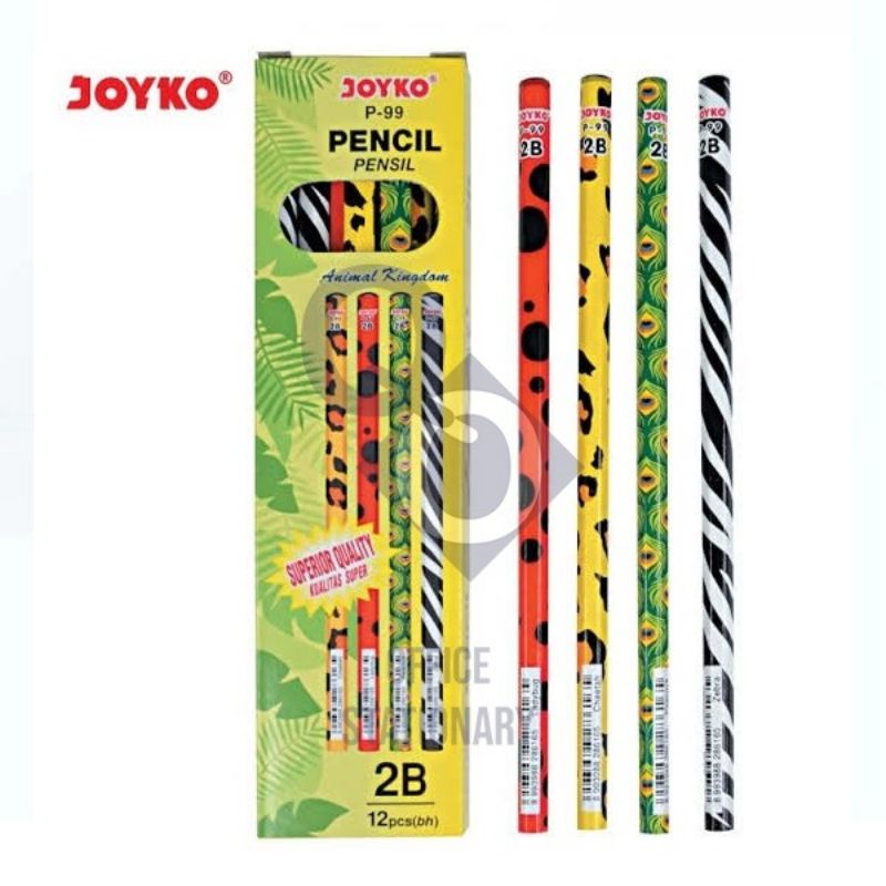 

Pensil Kayu 2B Joyko P92 P 92 / P99 P 99 / P98 P 98 / P114 / P8126 / P8127 / P8148 / P8146 Pencil ATK Ujian Lusinan Murah Batik Animal