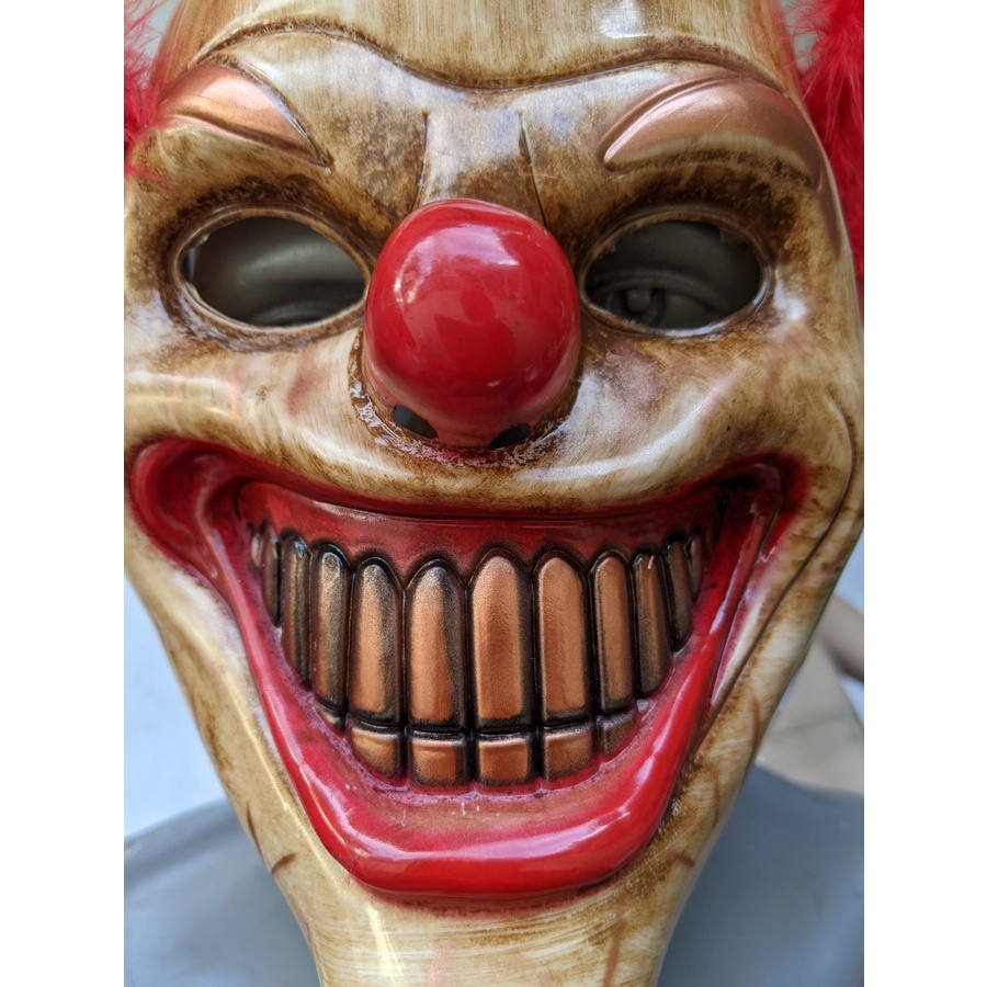 Topeng badut seram scary clown mask