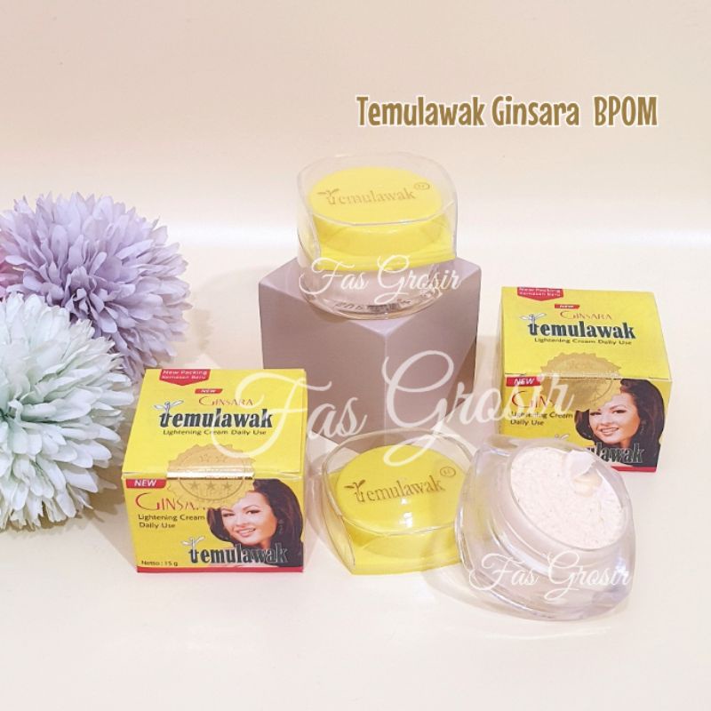 CREAM TEMULAWAK GINSARA BPOM ORIGINAL