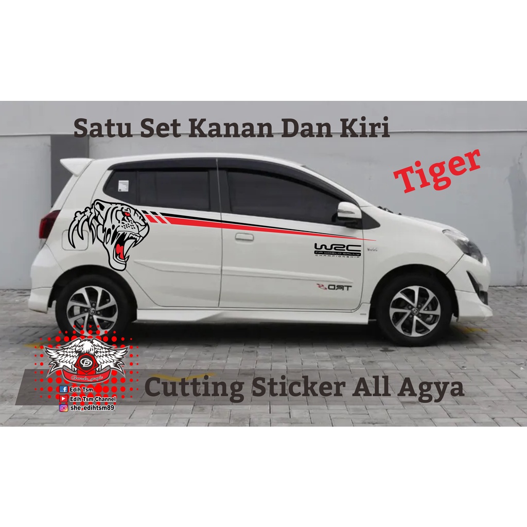 cutting sticker all agya