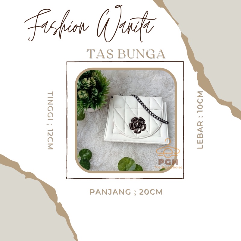 Tas Selempang Bahu Wanita Sintetis Model BUNGA| Fashion Behel Sintetis Tas ootd Model Daun | Tas Murah Slingbag wanita Murah Bisa Cod