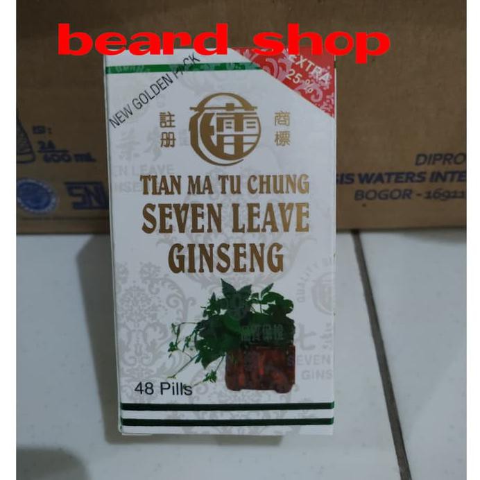 Spesial - Seven Leave Ginseng Tian Ma Tu Chung Botol Kaca