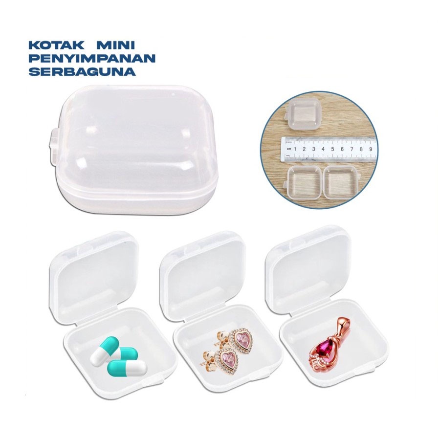 KOTAK KECIL SIMPAN MEMORY CARD EARPLUG / KOTAK PLASTIK SERBA GUNA / MINI BOX AKSESORIS / KOTAK MINI OBAT TRAVEL / KOTAK PLASTIK SIMPAN MEMORI / KOTAK PLASTIK MINI SIMPAN PERHIASAN / KOTAK PERHIASAN MINI / KOTAK OBAT MINI