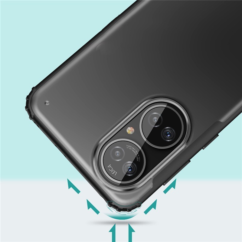 HUAWEI P50 PRO SOFT CASE FROSTED TRITONE ORIGINAL COVER SOFTCASE - BLACK