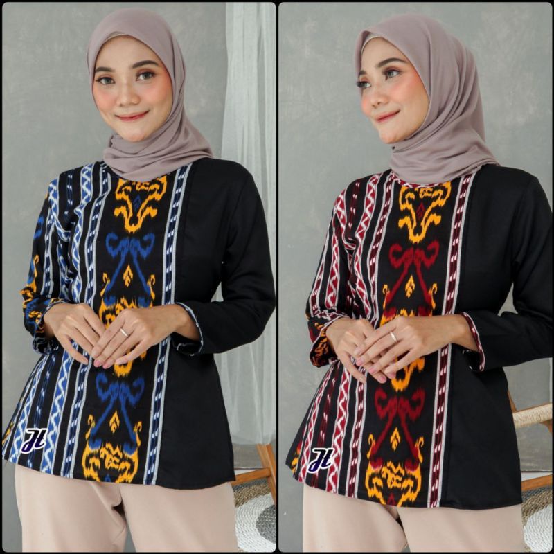 Atasan Batik Wanita Modern Batik Cassual Atasan batik