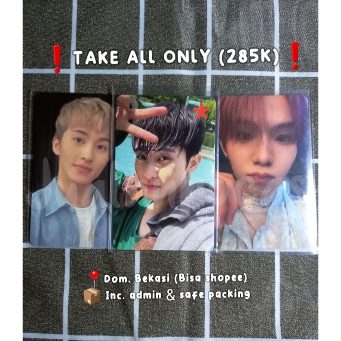 [BACA DESKRIPSI] wts want to sell photocard nct dream nct mark kecebur mini ballon shotaro jewel uni
