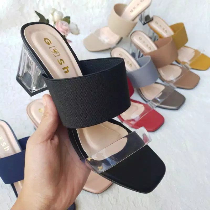 Heels Wanita Hils Dewasa Heals Cewek Korean Style Sandal High Trend Heils Hak Be Sandal Wanita Senda