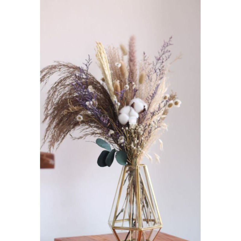 DRIED FLOWER / BUNGA KERING / TERRARIUM / HAND BOUQUET / CENTER PIECE / VAS BUNGA