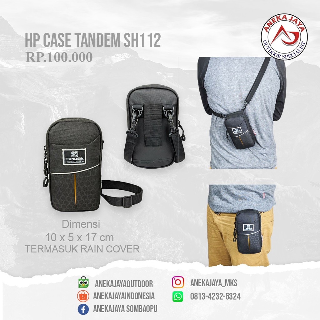 HP CASE TANDEM + RAIN COVER